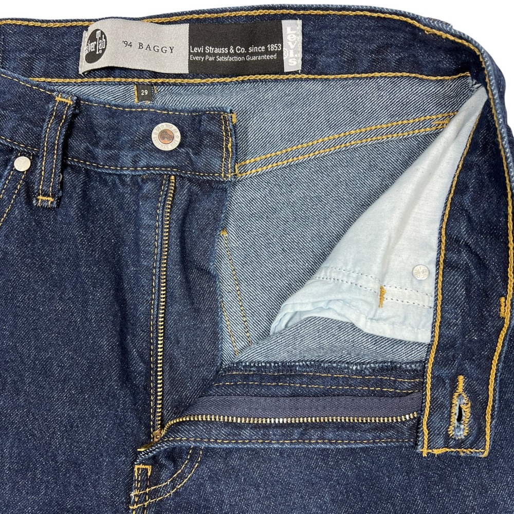 Levi's SilverTab '94 Baggy Jeans 29" Dark Wash Wide-Leg Y2K Style Retro Skater - Picture 5 of 13